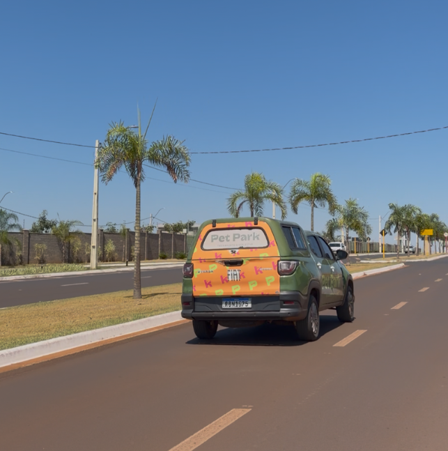 Transporte seguro de cachorro com o Táxi Dog do Pet Park em Rio Verde
